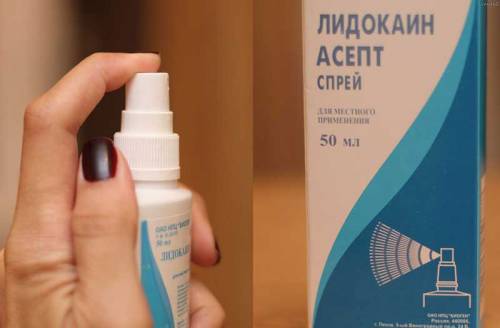 Лидокаиновый спрей