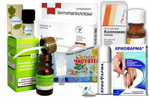 Лекарственные препараты от папиллом