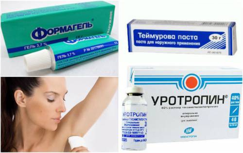 Препараты от гипергидроза