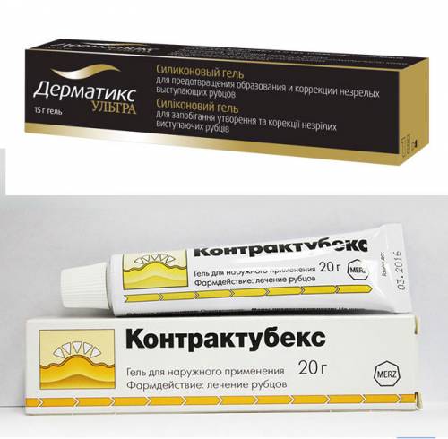 Гели для устранения шрамов